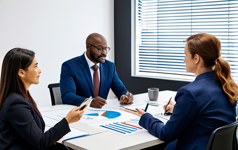 Factor Investing Overview**
"A diverse group of business professionals analyzing charts and data related to factor investing in a modern office setting, fully clothed, appropriate attire, safe for work, showcasing 'Value,' 'Size,' 'Quality,' and 'Momentum' factors, perfect anatomy, natural proportions, professional presentation, educational and informative, family-friendly."
**
