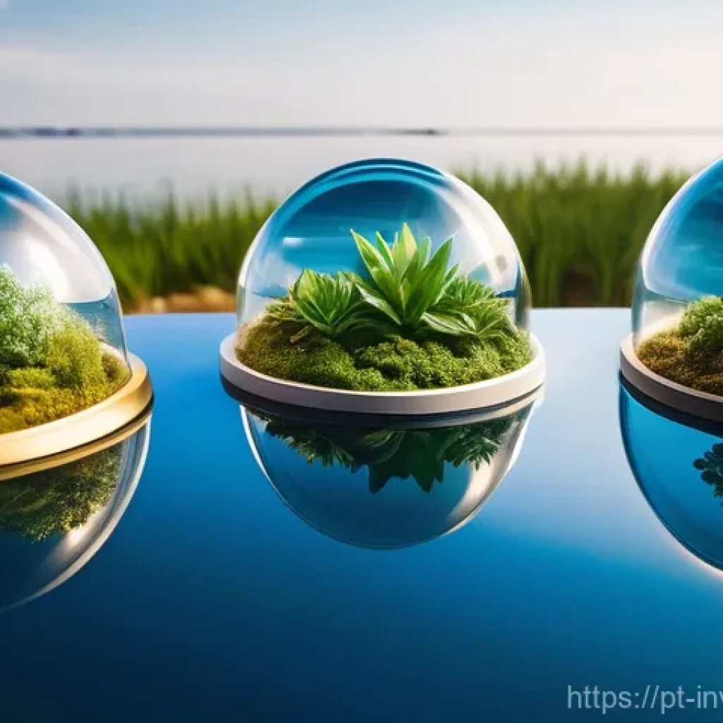 분산 투자와 팩터 투자 조합 전략 - **"The Investor's Diversified Haven"**: A serene, wide-angle shot of a meticulously organized invest...