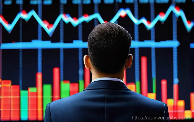 팩터 투자와 기술적 분석의 융합 - **Prompt:** "A modern, professional woman in business attire, with keen focus, examining a holograph...