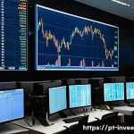 Home 20 선진국 vs 신흥국 팩터 투자 차이 - A dynamic financial trading floor scene in São Paulo, Brazil, showing diverse investors analyzing mu...
